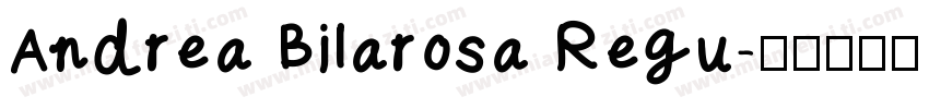 Andrea Bilarosa Regu字体转换